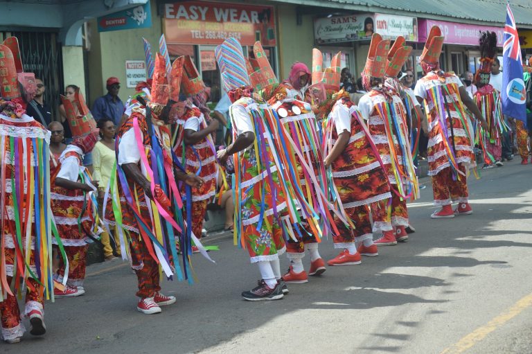 Montserrat Masquerades Make an Impact at Antigua Carnival