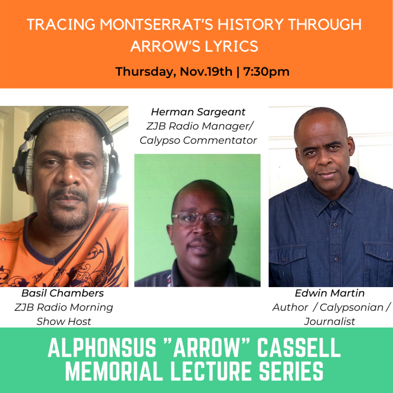 Tracing Montserrat’s History Through Arrow’s Lyrics is focus of 2020 Memorial Lecture Series